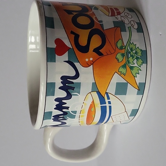 Vintage 1999 Soups On Ceramic Cup Coffee Mug By Cheryl Ann Design - Picture 6 of 16